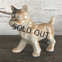 Vintage French Bulldog Ceramic Statue  (S280)