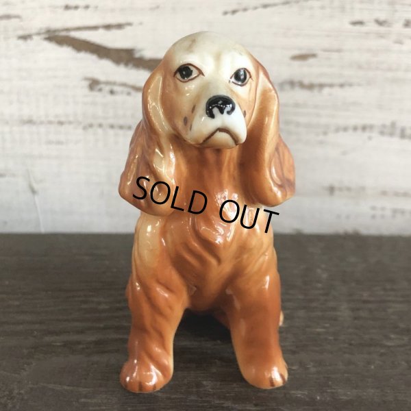 画像6: Vintage Dog American Cocker Spaniel Ceramic Statue  (S283)