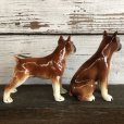 画像4: Vintage Dog Ceramic Statue Set (S285)