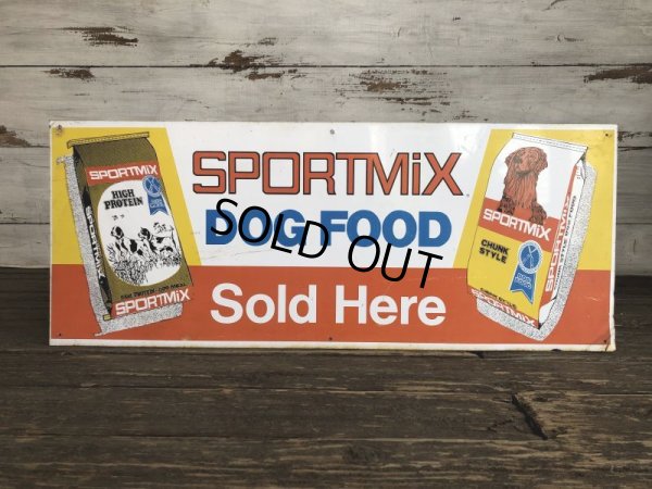 画像6: Vintage SPORTSMIX Dog Food Store Display Sign (S278)
