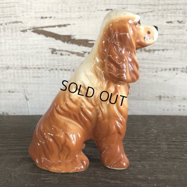 画像4: Vintage Dog American Cocker Spaniel Ceramic Statue  (S283)