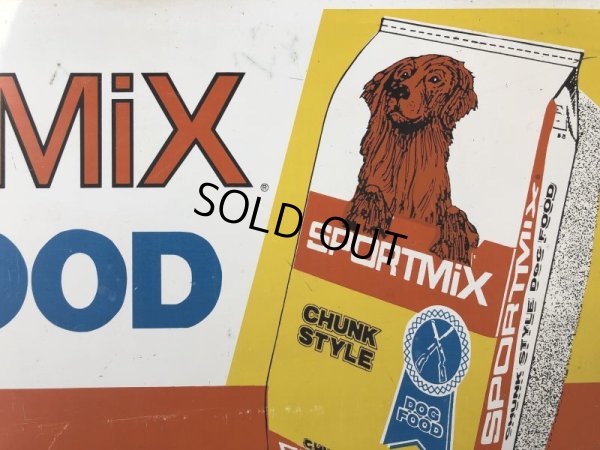 画像5: Vintage SPORTSMIX Dog Food Store Display Sign (S278)