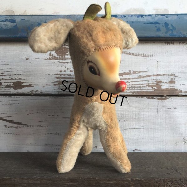 画像6: Vintage Rudolph the Red Nosed Reindeer Rubber Face Doll (S293)