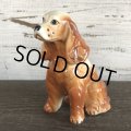 Vintage Dog American Cocker Spaniel Ceramic Statue  (S283)