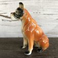 画像6: Vintage Dog Boxer Ceramic Statue  (S282)