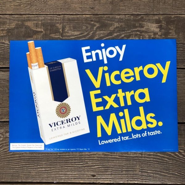 画像4: Vintage VICEROY Cigarette Tabacco Poster Sign (S284) 