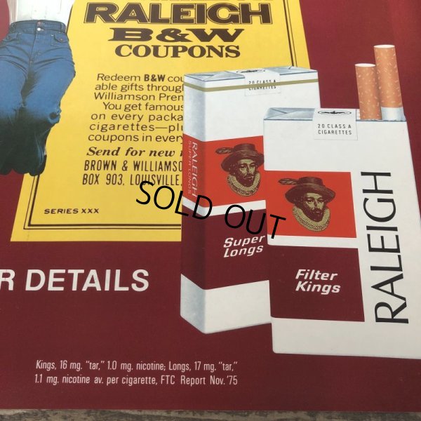 画像3: Vintage RALEIGH Cigarette Tabacco Poster Sign (S282)
