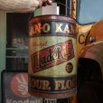 画像11: Vintage Bleached Made Rite Flour KAN-O tin pail can (S289) 