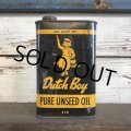 Vintage Dutch Boy Paint Linseed Oil One Quart Can (S296)