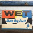 画像1: Vintage Dutch Boy Paint Card Board Sign (S294) (1)