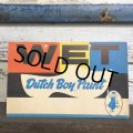 Vintage Dutch Boy Paint Card Board Sign (S294)