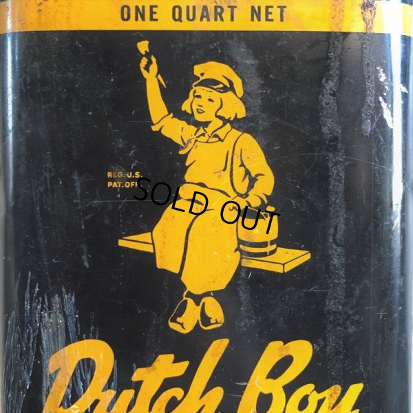 画像6: Vintage Dutch Boy Paint Linseed Oil One Quart Can (S296)