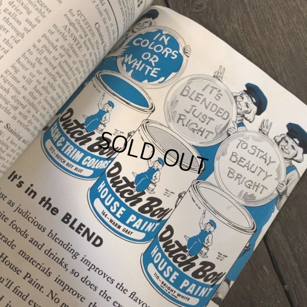 画像6: 40s Vintage Dutch Boy Paint Magazine (S293)