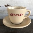 画像1: 40s Vintage Nestle Coffee Cup & Saucer (S300) (1)