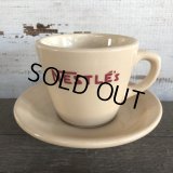 40s Vintage Nestle Coffee Cup & Saucer (S300)