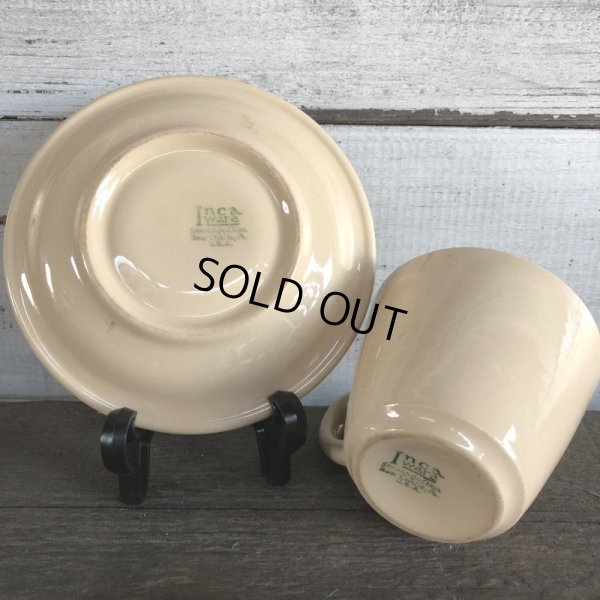 画像7: 【SALE】 40s Vintage Nestle Coffee Cup & Saucer (S301)