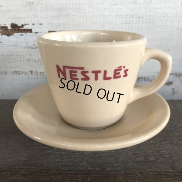 画像2: 40s Vintage Nestle Coffee Cup & Saucer (S299)