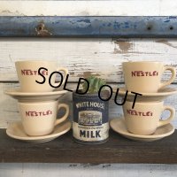 40s Vintage Nestle Coffee Cup & Saucer (S299)