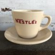 画像1: 【SALE】 40s Vintage Nestle Coffee Cup & Saucer (S301) (1)