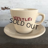 【SALE】 40s Vintage Nestle Coffee Cup & Saucer (S301)