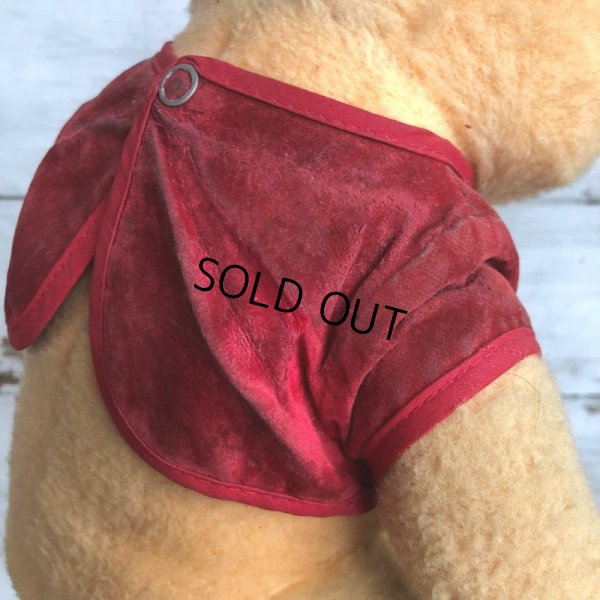 画像8: 70s Vintage Disney Winnie the Pooh Plush Doll 30cm (S302)