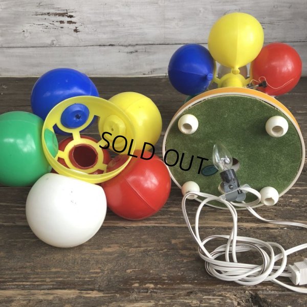 画像6: 80s Vintage Sears Winnie the Pooh Balloons Lamp (S304)