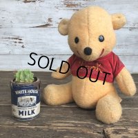 70s Vintage Disney Winnie the Pooh Plush Doll 30cm (S302)