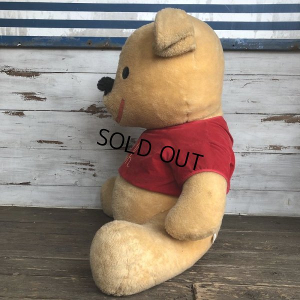 画像2: 70s Vintage Disney Winnie the Pooh Plush Doll 75cm (S304)