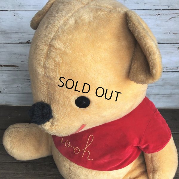 画像6: 70s Vintage Disney Winnie the Pooh Plush Doll 75cm (S304)