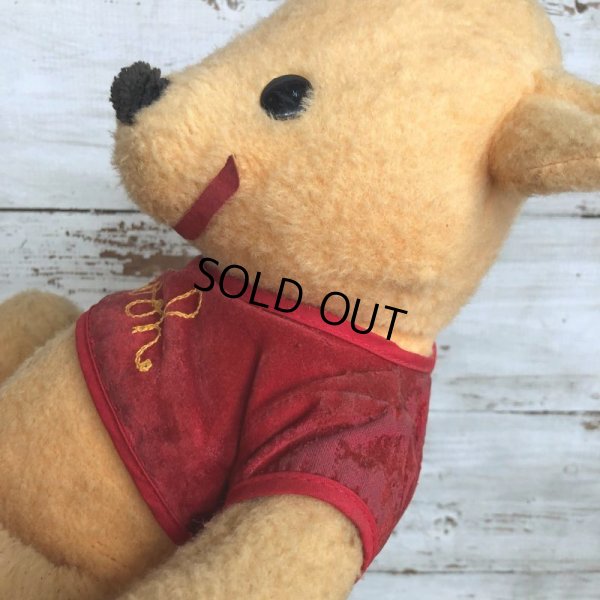 画像7: 70s Vintage Disney Winnie the Pooh Plush Doll 30cm (S302)