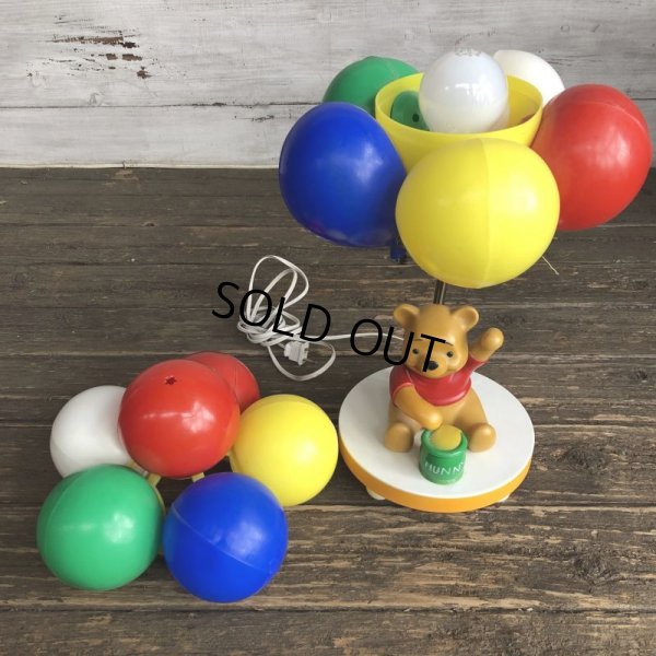 画像5: 80s Vintage Sears Winnie the Pooh Balloons Lamp (S304)