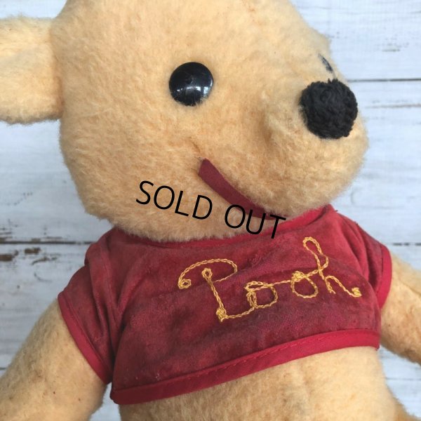 画像6: 70s Vintage Disney Winnie the Pooh Plush Doll 30cm (S302)