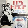 画像4: 【SALE】 Vintage Hamm's Bear Card Bord Sign (S314) (4)