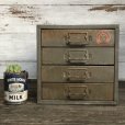 画像1: Vintage Union Chests 4 Drawer Mettal Tool Cabinet (S311) (1)