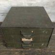 画像5: Vintage Lyon Chests 3 Drawer Mettal Tool Cabinet (S312)