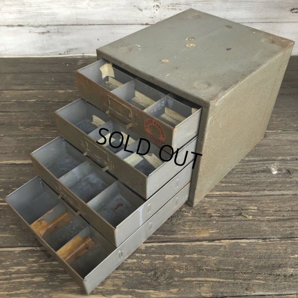 画像4: Vintage Union Chests 4 Drawer Mettal Tool Cabinet (S311)