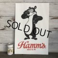 Vintage Hamm's Bear Poster Sign (S310)