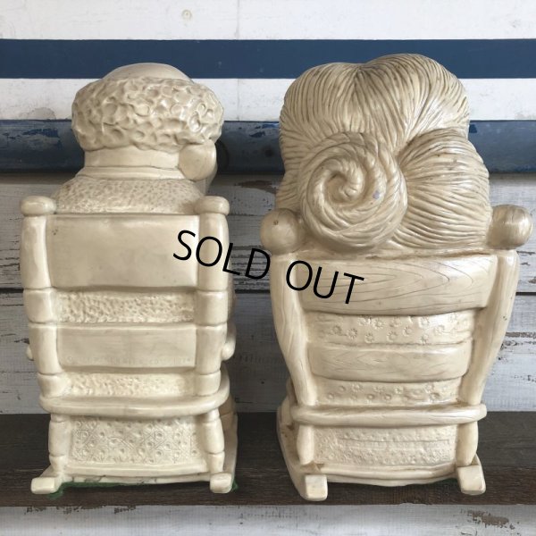 画像3: Vintage Message Doll Big Size Grandpa Grandpma Set (S316) 