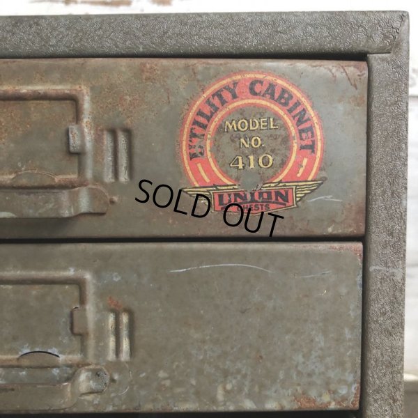 画像8: Vintage Union Chests 4 Drawer Mettal Tool Cabinet (S311)