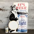 画像1: 【SALE】 Vintage Hamm's Bear Card Bord Sign (S314) (1)