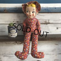 Vintage Celluloid Face Long Girl Doll (S318）