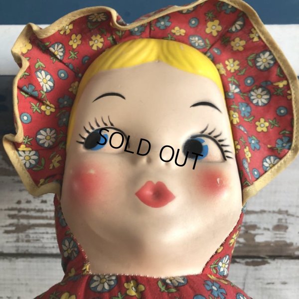 画像4: Vintage Celluloid Face Long Girl Doll (S318）