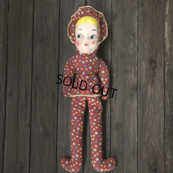 画像8: Vintage Celluloid Face Long Girl Doll (S318）