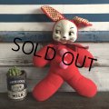 Vintage Celluloid Face Valentine Bunny Doll (S324）