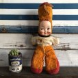 画像1: Vintage Celluloid Face Kids Doll 43cm (S319） (1)