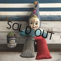 Vintage Celluloid Face Clown Doll 60cm (S322）