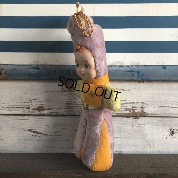 画像7: Vintage Celluloid Face Kids Bunny Costume Doll 43cm (S320）