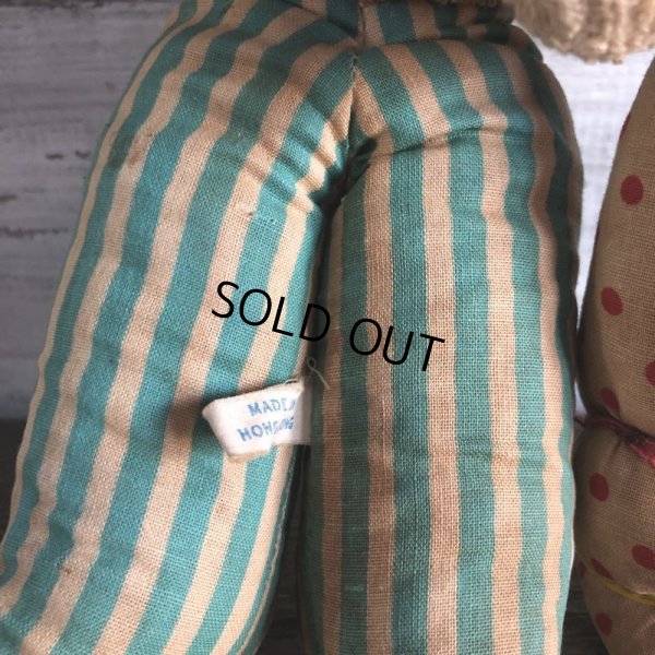 画像10: Vintage Rubber Face Baby Clown Doll Set (S323）