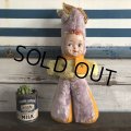 Vintage Celluloid Face Kids Bunny Costume Doll 43cm (S320）