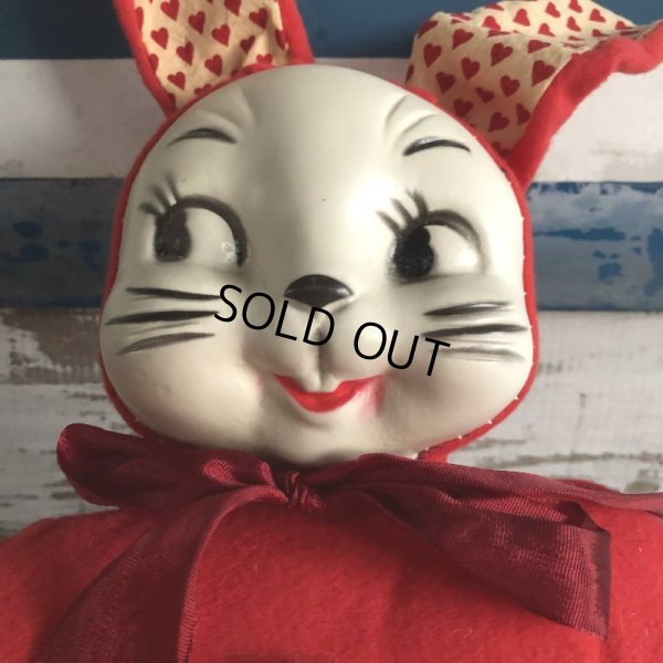 画像4: Vintage Celluloid Face Valentine Bunny Doll (S324）